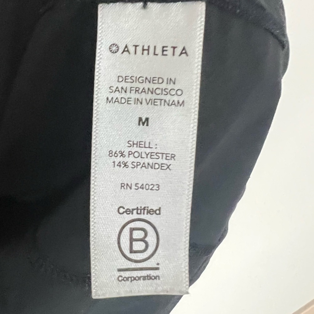 NWOT Athleta Racer Running Free Jacket Printed Black Cosmos Hooded Women - Picture 10 of 15